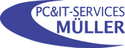 Logo von PC&amp;IT Services Müller, Biedenkopf. Link führt zurück auf die Startseite
